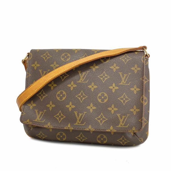 1240001053965 1 Louis Vuitton Musette Tango Strap Monogram Shoulder Bag Brown