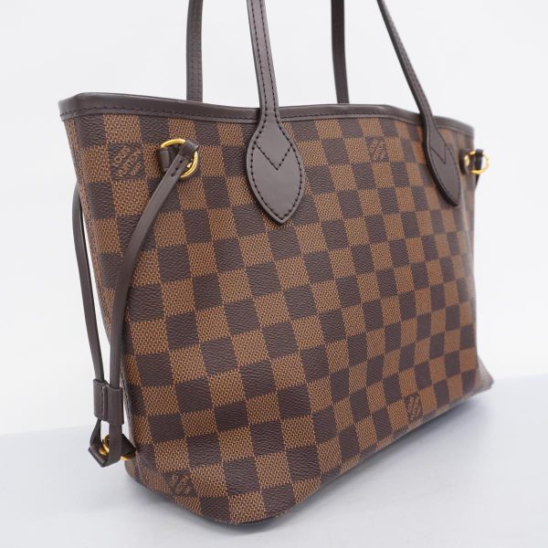 1240001053980 2 Louis Vuitton Neverfull PM Damier Tote Bag Ebene