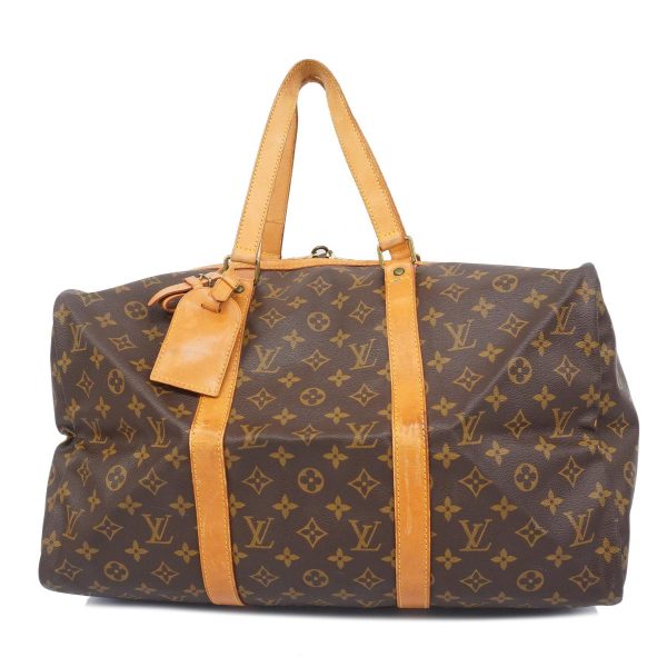 1240001053982 1 Louis Vuitton Saxophone Pool 45 Monogram Bag Brown