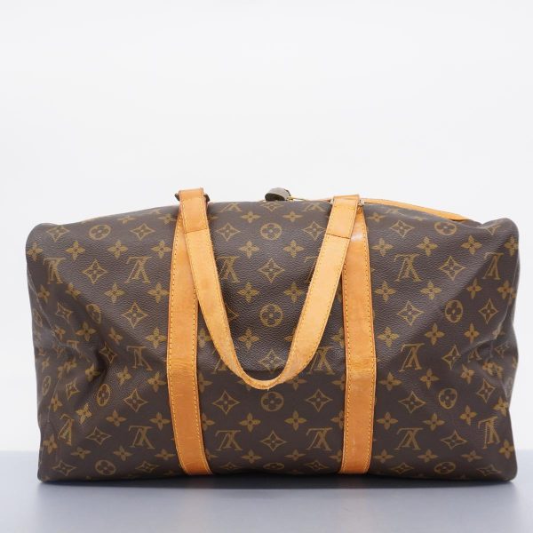 1240001053982 13 Louis Vuitton Saxophone Pool 45 Monogram Bag Brown