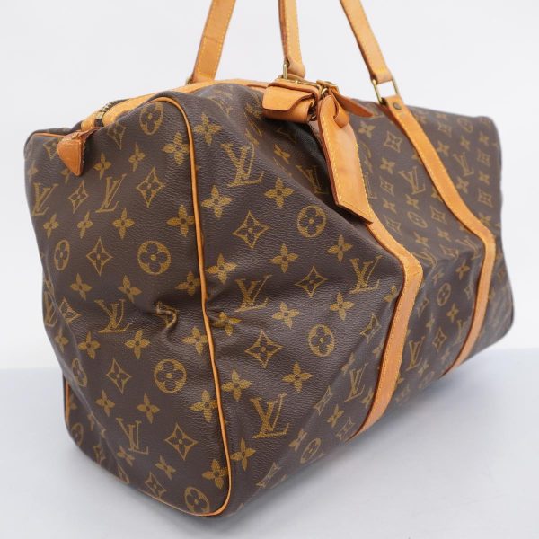 1240001053982 2 Louis Vuitton Saxophone Pool 45 Monogram Bag Brown