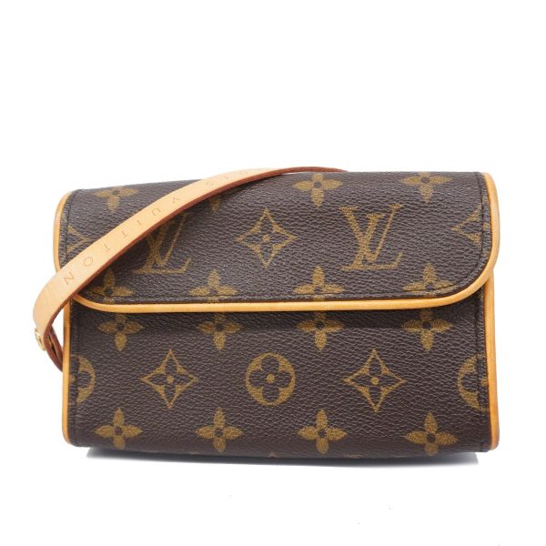 1240001053983 1 Louis Vuitton Pochette Floranti Monogram Waist Bag Brown