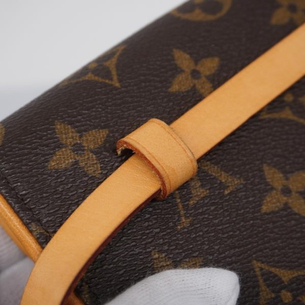 1240001053983 9 Louis Vuitton Pochette Floranti Monogram Waist Bag Brown