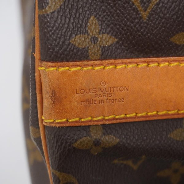 1240001053990 5 Louis Vuitton Keepall Bandouliere 60 Monogram Bag Brown