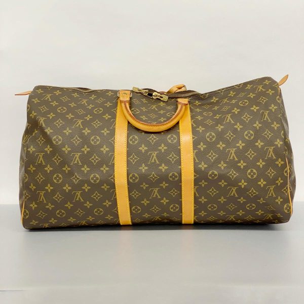 1240001053999 14 Louis Vuitton Keepall 55 Monogram Bag Brown