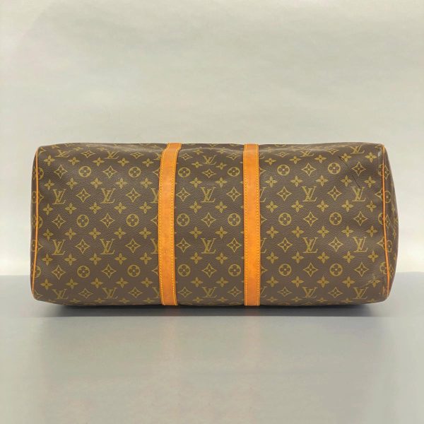 1240001054000 3 Louis Vuitton Keepall 55 Monogram Bag Brown