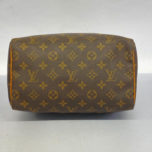 1240001054001 3 Louis Vuitton Speedy 25 Monogram Handbag Brown