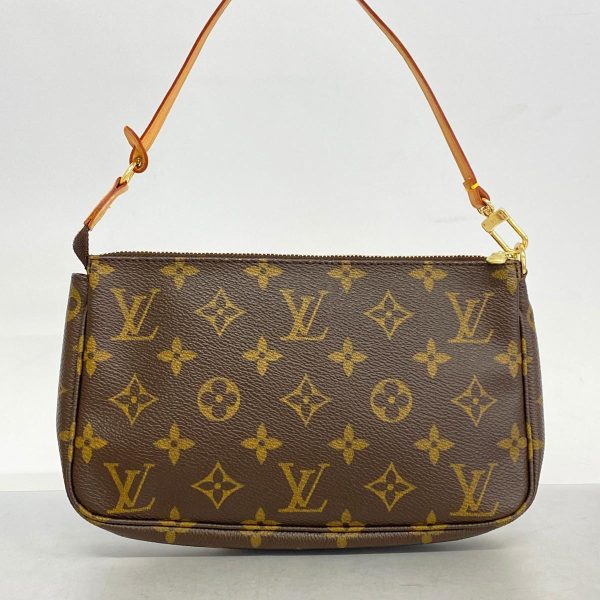 1240001054028 8 Louis Vuitton Pochette Accessory Monogram Pouch Brown