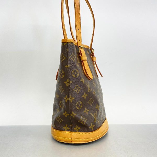 1240001054029 2 Louis Vuitton Bucket PM Monogram Tote Bag Brown