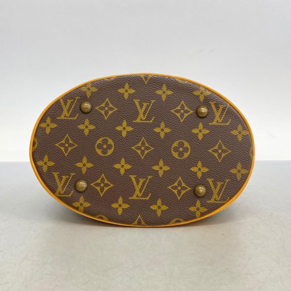 1240001054029 3 Louis Vuitton Bucket PM Monogram Tote Bag Brown