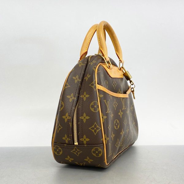 1240001054030 2 Louis Vuitton Trouville Monogram Handbag Brown