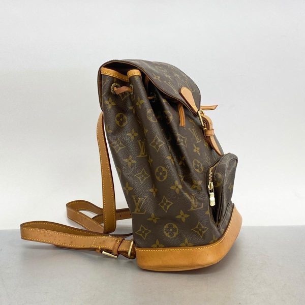 1240001054031 2 Louis Vuitton Monsouris MM Monogram Rucksack Brown