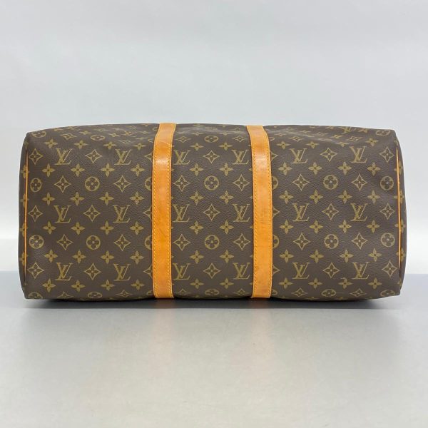 1240001054035 3 Louis Vuitton Keepall 50 Monogram Bag Brown