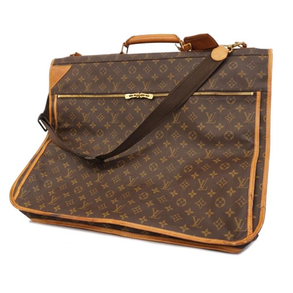 1240001054037 1 Louis Vuitton Portable Cabin Monogram Garment Case Brown