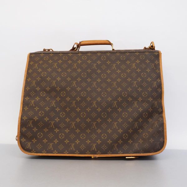 1240001054037 13 Louis Vuitton Portable Cabin Monogram Garment Case Brown