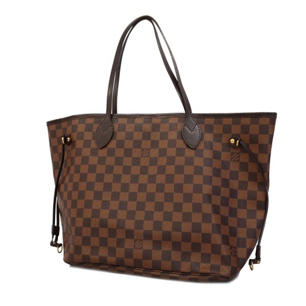 1240001054038 1 Louis Vuitton Neverfull MM Damier Tote Bag Ebene