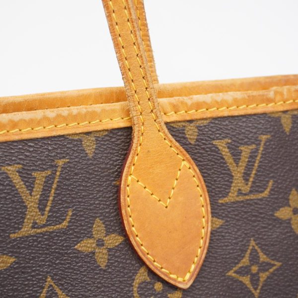 1240001054046 12 Louis Vuitton Neverfull Monogram Tote Bag Brown Beige