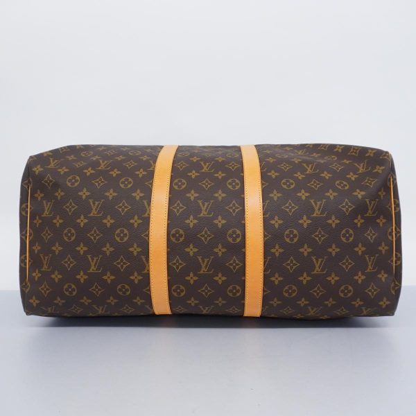 1240001054047 3 Louis Vuitton Keepall 55 Monogram Bag Brown