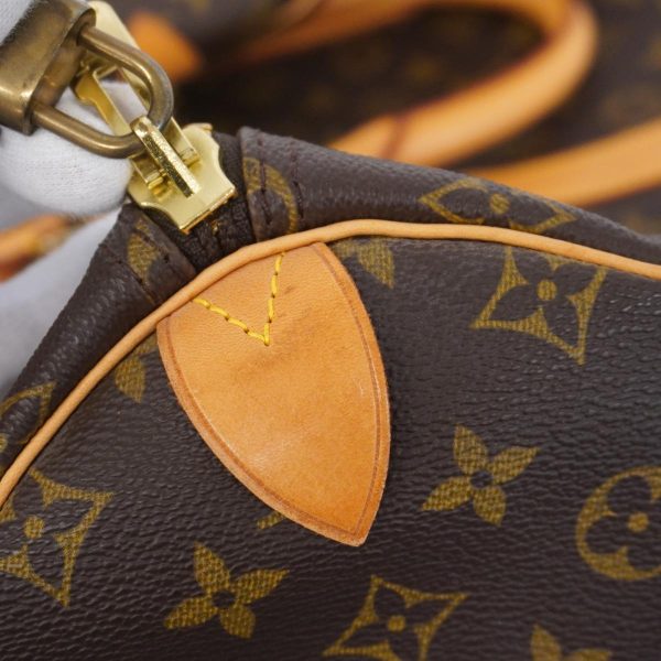 1240001054047 8 Louis Vuitton Keepall 55 Monogram Bag Brown