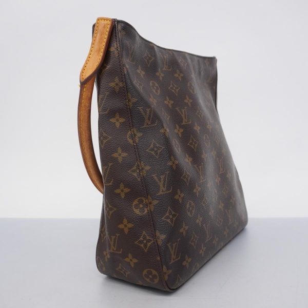 1240001054048 2 Louis Vuitton Looping GM Monogram Shoulder Bag Brown