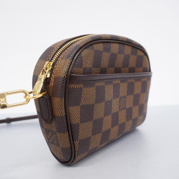 1240001054052 2 Louis Vuitton Pochette Ipanema Damier Shoulder Bag Ebene