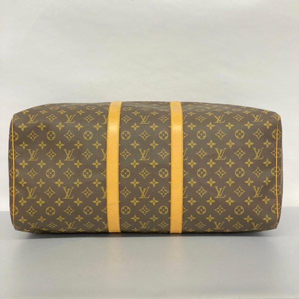 1240001054059 3 Louis Vuitton Keepall 55 Monogram Bag Brown