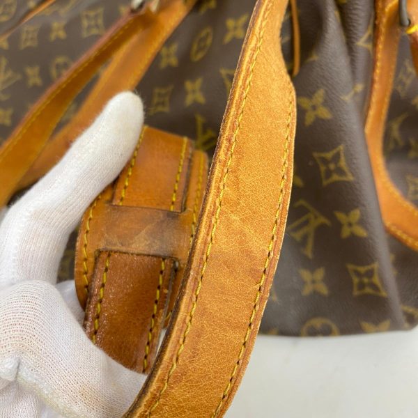 1240001054123 16 Louis Vuitton Keepall Bandouliere 50 Monogram Bag Brown