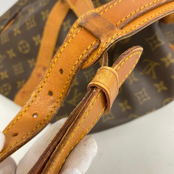 1240001054123 17 Louis Vuitton Keepall Bandouliere 50 Monogram Bag Brown