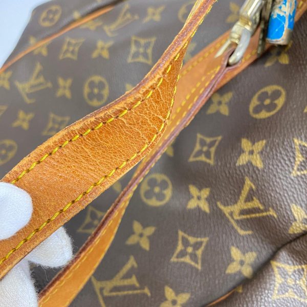 1240001054123 9 Louis Vuitton Keepall Bandouliere 50 Monogram Bag Brown