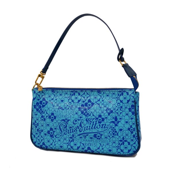 1240001054139 1 Louis Vuitton Cosmic Blossom Pochette Cosmic Pouch Blue