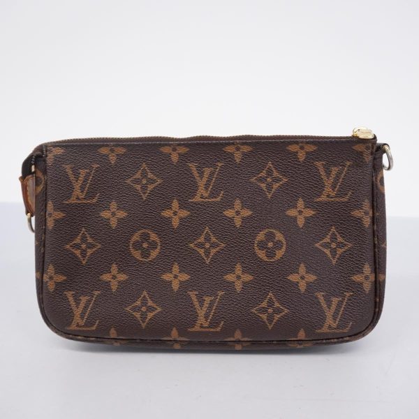 1240001054142 10 Louis Vuitton Pochette Accessory Monogram Pouch Brown