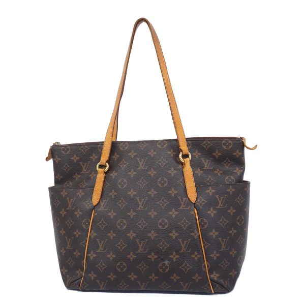 1240001054146 1 Louis Vuitton Totally MM Monogram Tote Bag Brown