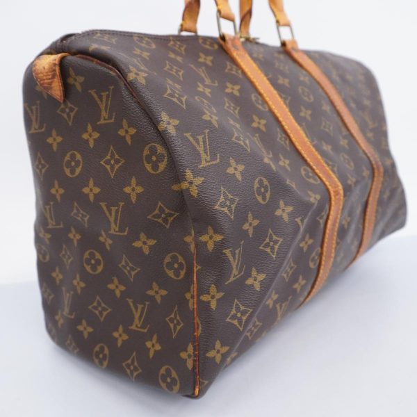 1240001054147 2 Louis Vuitton Keepall 45 Monogram Bag Brown