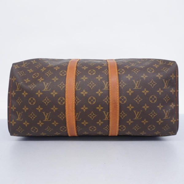 1240001054147 3 Louis Vuitton Keepall 45 Monogram Bag Brown