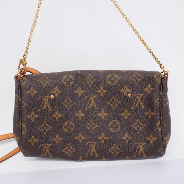 1240001054149 13 Louis Vuitton Favorite MM Monogram 2Way Bag Brown