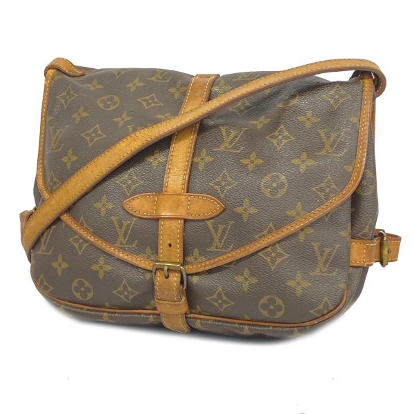 1240001054162 1 Louis Vuitton Saumur 30 Monogram Shoulder Bag Brown