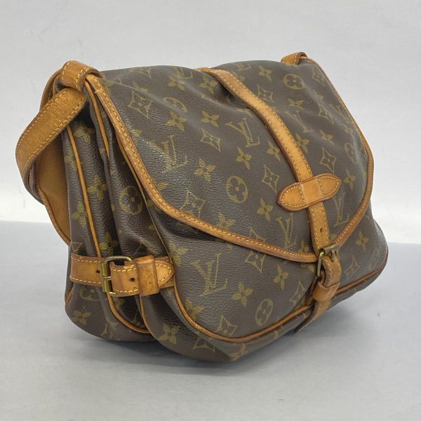 1240001054162 2 Louis Vuitton Saumur 30 Monogram Shoulder Bag Brown