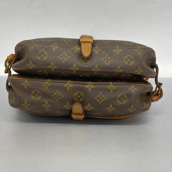 1240001054162 3 Louis Vuitton Saumur 30 Monogram Shoulder Bag Brown