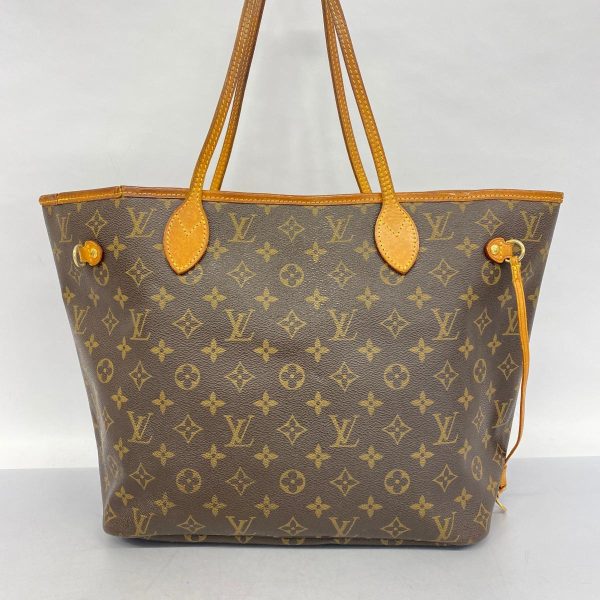 1240001054163 14 1 Louis Vuitton Neverfull MM Monogram Tote Bag Brown