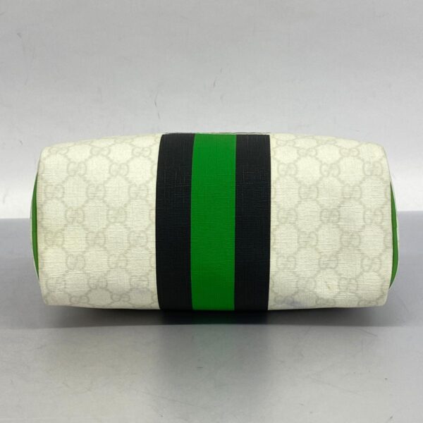 1240001054169 3 Gucci GG Supreme Handbag White Green