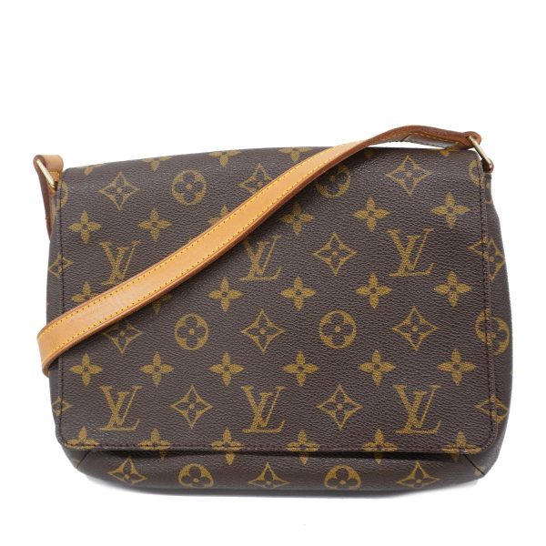 1240001054174 1 Louis Vuitton Musette Tango Short Strap Monogram Shoulder Bag Brown