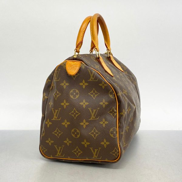 1240001054190 2 Louis Vuitton Speedy 30 Monogram Handbag Brown