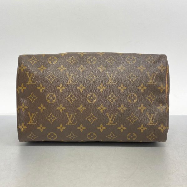 1240001054190 3 Louis Vuitton Speedy 30 Monogram Handbag Brown