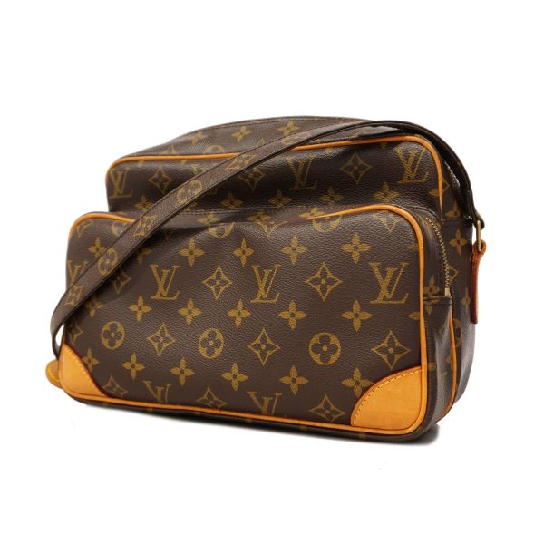 1240001054193 1 Louis Vuitton Nile Monogram Shoulder Bag Brown