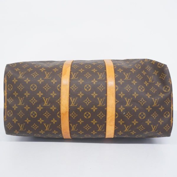 1240001054201 3 Louis Vuitton Keepall 50 Monogram Bag Brown