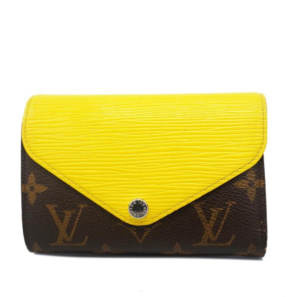 1240001054209 1 Louis Vuitton Portefeuille Marie Lou Epi Tri FWallet Pistache