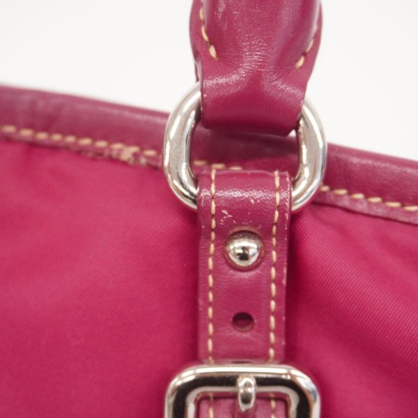 1240001054226 11 Prada Nylon 2WAY Bag Pink