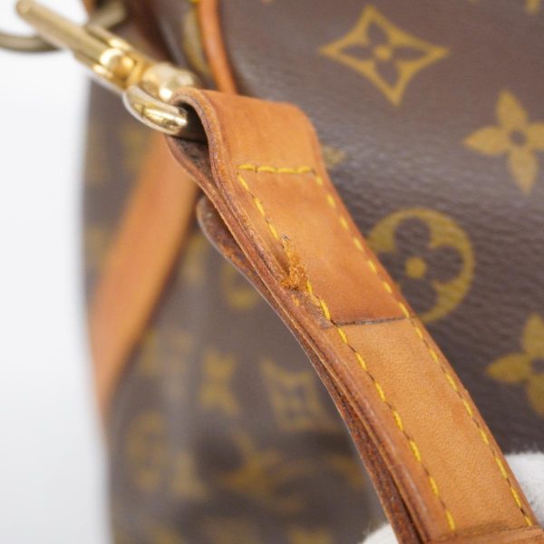 1240001054238 13 Louis Vuitton Keepall Bandouliere 60 Monogram Bag Brown