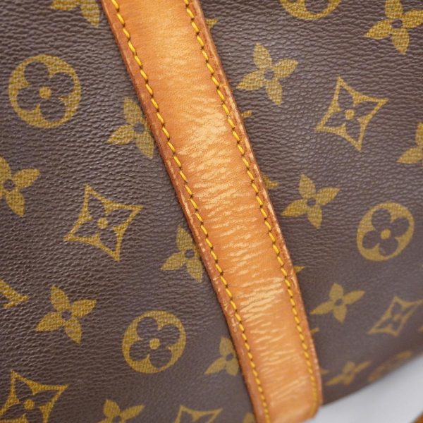 1240001054238 6 Louis Vuitton Keepall Bandouliere 60 Monogram Bag Brown