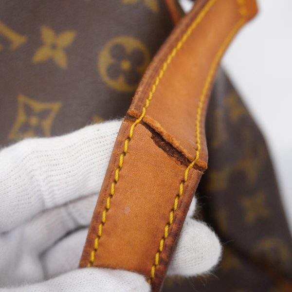 1240001054238 9 Louis Vuitton Keepall Bandouliere 60 Monogram Bag Brown